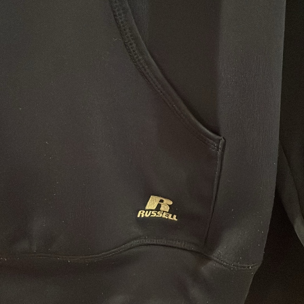 NWOT Men’s size medium navy blue Russell hoodie - Picture 3 of 5